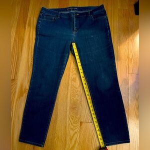 Women’s preowned Michael Kors, size 14 blue jeans. No visible signs of wear.